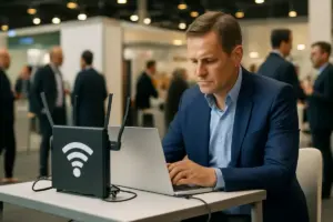 Wi-Fi aziendale temporaneo per fiere e meeting: la formula flessibile che evita sorprese